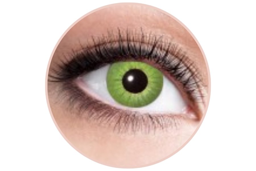Mystery Lens 2 Motiv-Monatslinsen electro green - ohne Korrektur